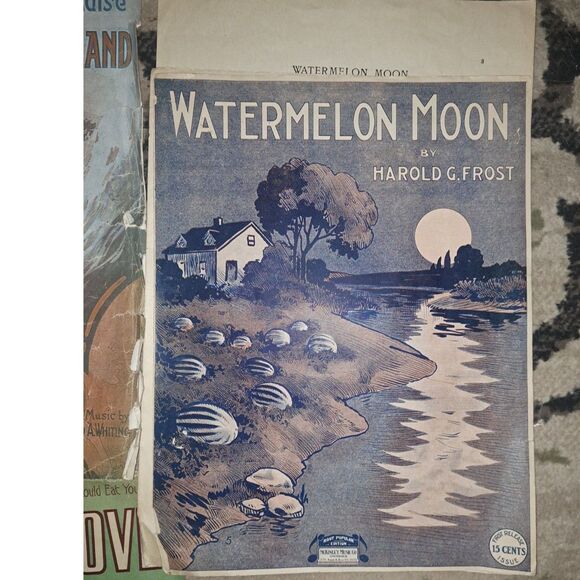 Black History VINTAGE Frameable Sheet Music Magazines Posters Original Rare 1916 - Picture 5 of 11